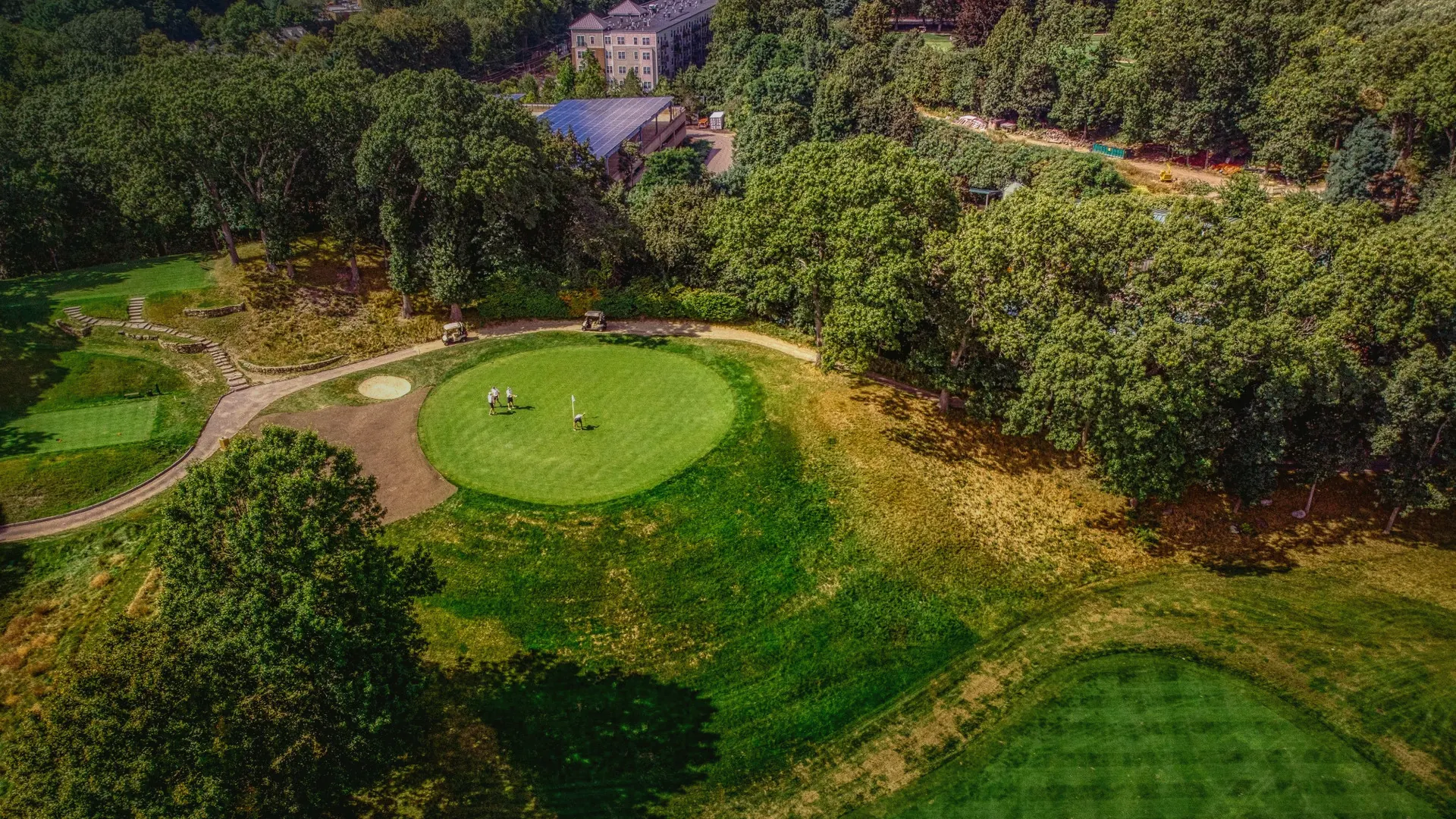 Golf facility scene for Capital & Feasibility Planning